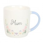 Mum Pastel Floral Mug, Mum Cup Mothers Day Gift Birthday